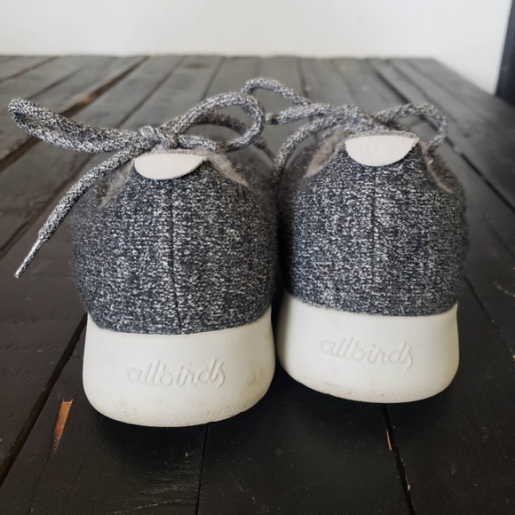 Allbirds Women's 7 Merino Wool Navy Blue Grey Shoes Sneakers Lightweight Running - Picture 6 of 10